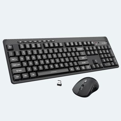 China Wholesale Anti-drop Keyboard Full Size Compact Mouse Keys 2.4G Wireless Multimedia Keyboard and Mouse Combo for sale