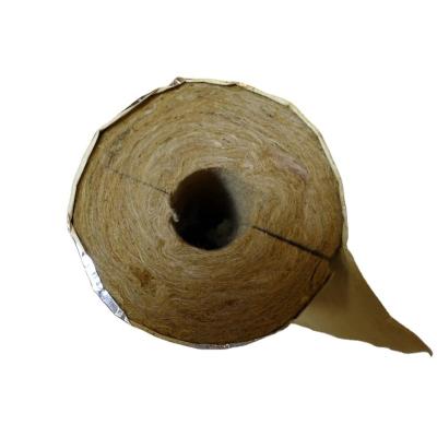 China High Temperature Resistance Insulation Blanket Rock Wool Insulation Pipe Aluminum Foil Price for sale