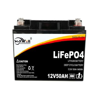 China RV Factory Lifepo4 26650 lithium battery SUNWELL ISO9001 24v 50ah Li Ion Battery Pack With Built-in BMS for sale