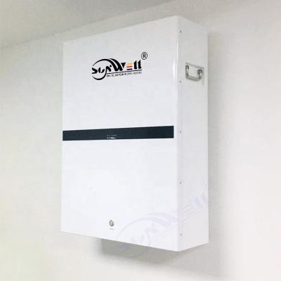 China 48V 100Ah 200Ah Wall 10KWh Power Lifepo4 Solar Power Home Battery 48V 100Ah 200Ah Wall 10KWh Lithium Power Systems Sunwell 48V 200Ah Solar Energy Battery for sale