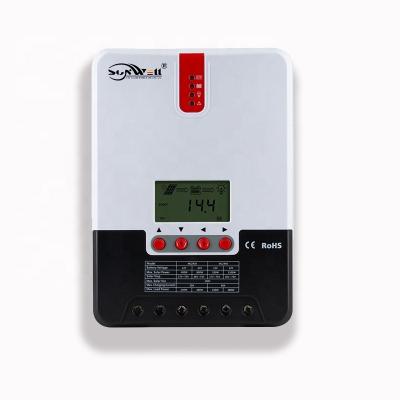 China Solar Charger Controller SunWell MPPT Charge Controller Hybrid PWM Lifepo4 Solar Charger Controller for sale