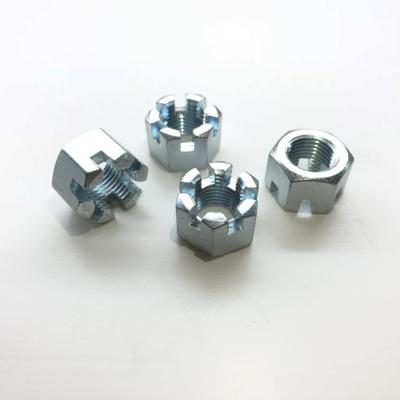 China Automotive industry slotted hex nut, hex slotted nut, hex castle nut, for sale