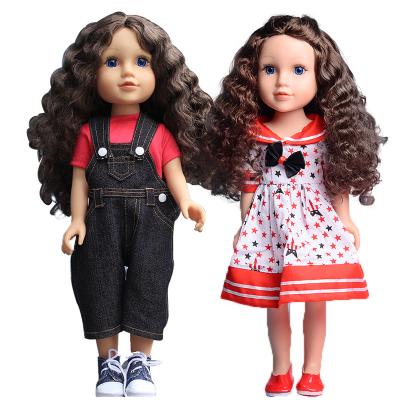 China Changeable Dressing Custom 18 Inch Baby Dolls Little Girl Silicon Body Pretty Realistic Doll Silicone Kids Toys Gifts Full - Doll Toy for sale