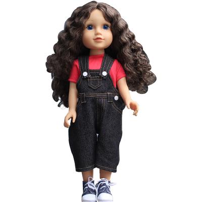 China Wholesale Changeable Dressing 18 Inch Doll Baby Reborn Dolls Beautiful Long Skirt Pretty American Realistic Girls Toys For Children for sale