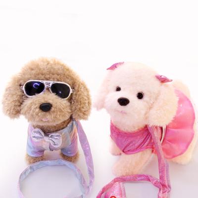 China Cute Doll Gift Stuffed Kids Electric Walking Plush Sing To Music Toy Plush Educational Toys For Kids Electronic Soft Dog Toys for sale