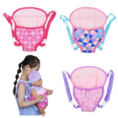 China Changeable Clothing 18 Inch Baby Girl Doll Accessories - Doll Backpack Baby Backpack Carry Bag For Kids for sale