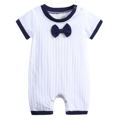 China Wholesale New 95% Cotton Summer Baby Rompers Short Sleeve Kids Infant Cheap Romper Onesie for sale