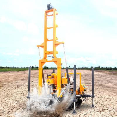 China Hydraulic Farms Truck Mounted Water Well Drilling Rig Hydraulic Diesel Water Well Drilling Rig for sale