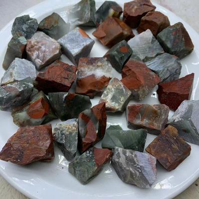 China Wholesale Natural Rough Crystal African Blood Crystal Healing Stone Raw Stones Rough Healing for sale