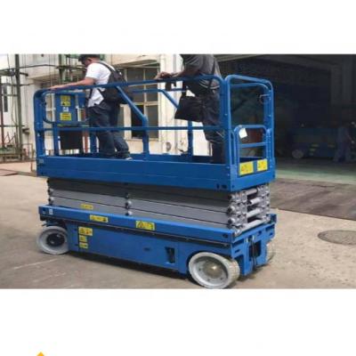 China Garment Shop ZD-JCPT 0607 Electric DC Drive Scissor Aerial Work Platform for sale