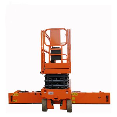 China Self Propelled Hydraulic Scissor Lift 8m 10m Mini Hydraulic Platform Aerial Work High Quality Mobile Building Material Shops for sale