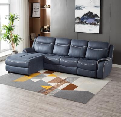 China Modern Leather Air Massage Sofa Reclining For Living Room Recliner Sofa Set for sale