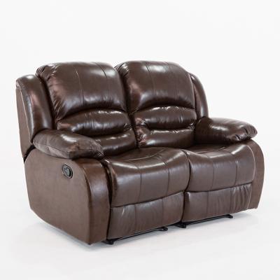 China Leather Sectional Sofa PU Loveseat Recliner Chair For Living Room for sale