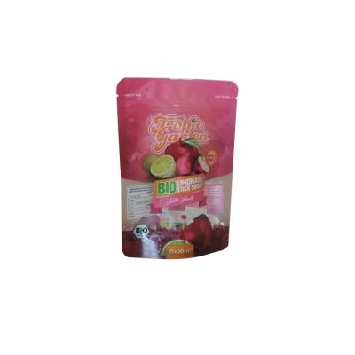 China Food Customized Printing Clear Laminated Plastic Front Holder Pouch for Stick Syrup by Germany Market Manufacture in Shanghai for sale