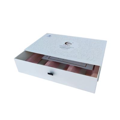 China Recycled Materials Customized Printed Pharmaceutical Dietary Supplement Packaging Box With Drawer Divider For Food Company for sale