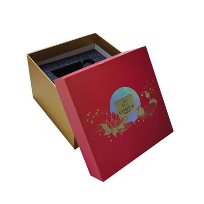 China Recycled Materials STPP Developed Customized Printed Lid And Base Chocolate Gift Packaging Box For Luxury Brand For EU Market for sale