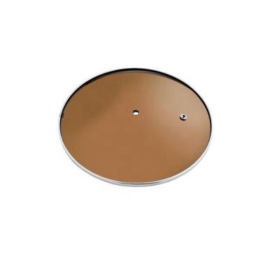 China Durable C Brown Tempered Glass Lid for sale