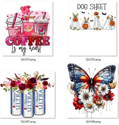 China UV Ink AB Film Valentine'S Day Sticker DTF UV Weatherproof for sale