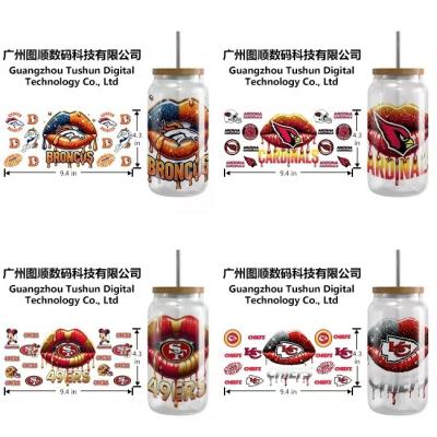 China UVDTF packaging custom UV transfer stickers 16oz cup sleeve 20oz stickers DTF transfer labels for sale