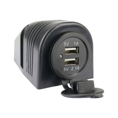 China Other Good Quality 5v 3.1a Usb Charger Socket With Panel Tent 12v Dual Car Cigarette Lighter For RV And Caravan for sale