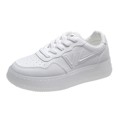 China CUSHIONING New Women's Best-selling Sports and Leisure Board Shoes Comfortable Wear-Resistant White Casual Shoes for sale