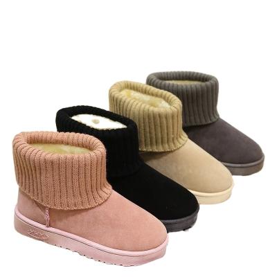 China 2021 Winter New Thermal Plush Thickened Short Boots Women's Snow Boots One Foot Warm Women's Shoes for sale