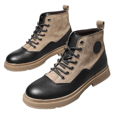 China 2021 High Quality Leather Anti Suede Breathable Outdoor Boots Winter Machining Boots For Man for sale