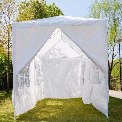 China Outdoor aluminum event tent exhibition tent camping tent 6 people white clear trade show tent for wedding for sale