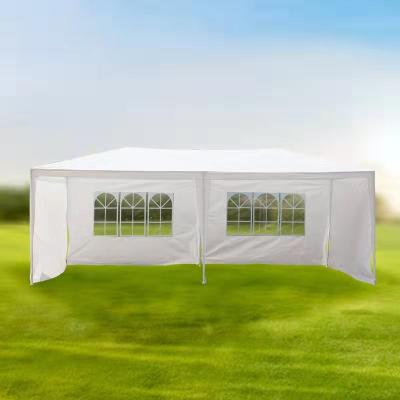 China Waterproof 3x2 3x3 3x4 3x6m Large Advertising Tent 10x20 Canopy Feet 10x20 Gazebo Canopy Tent Custom PE Promotional Tent for sale