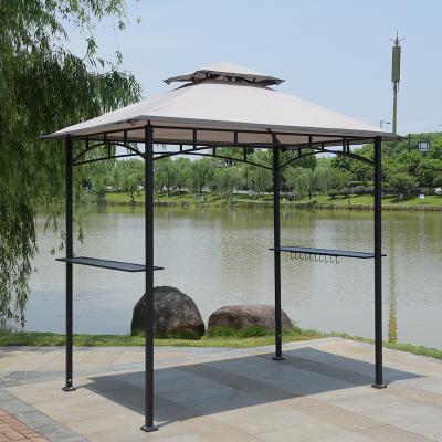 China Gazebo Shelter for Patio Garden BBQ Gazebo Tent 5x8ft UV Protective Outdoor Small BBQ Grill Gazebo for sale