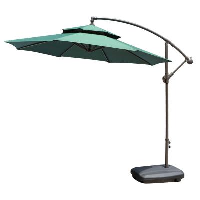 China EUROPEAN Roma Patio Hand Crank Wedding Umbrella Parasols Big 8 Ribs Garden Umbrella for sale