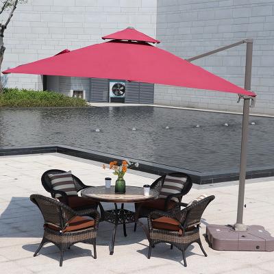 China EUROPEAN Beach Umbrella Manufacturers Restaurant Parasol With Base Outdoor Furniture Wedding Umbrella for sale