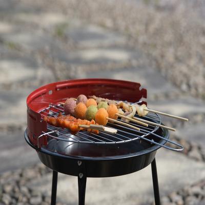 China Easily Assembled Outdoor Camping BBQ Stove Wood Burning Fast To Install Mini Rotisserie Grills for sale