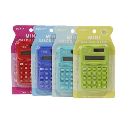 China New Fashionable Multipurpose Calculator Desktop Colorful High Quality Students Use Mini Small Cute Portable Calculators for sale