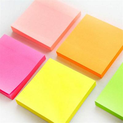 China 100 Die Cut Self Adhesive Sheets Shape Custom Cute Memo Pad Writing Sticky Notes for sale