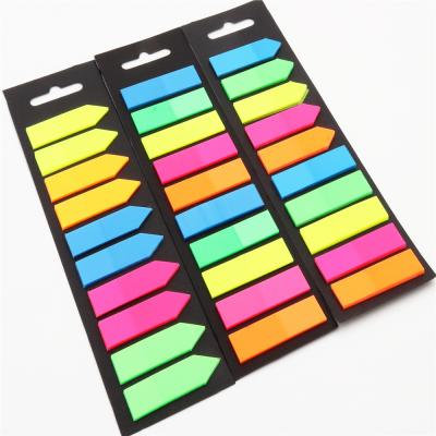 China Office Supplies Pet Self Adhesive Memo Pad Student Transparent Custom Sticky Notes for sale