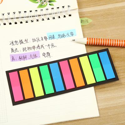 China Self Adhesive Index Tabs Clear Pet Flags Memo Pad Divider Self Adhesive Sticky Note for sale