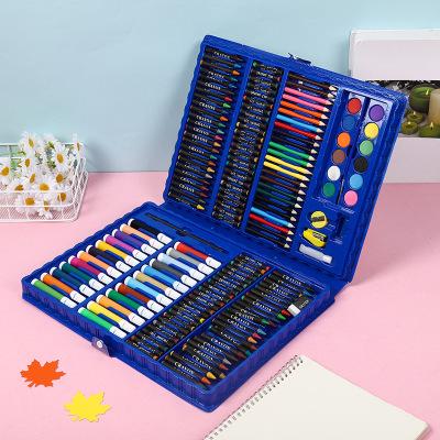 China Portable Fashion Box Gift Oil Pastels Pencil Markers Painting Drawing Coloring Art Sets for sale