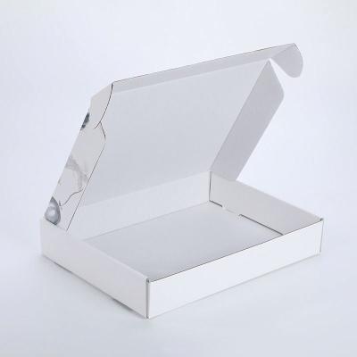 China Custom Black Mailing Box Recyclable Black Mailing Box Corrugated Box for sale