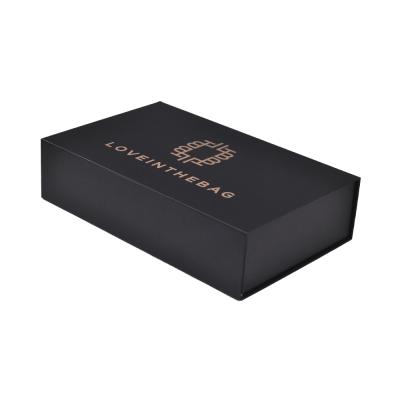 China Recycled Materials Black Logo Magnetic Closure Foldable Rigid Luxury Custom Large Cardboard Paper Gift Packaging Shoe Box for sale