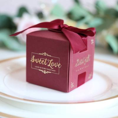 China Excellent Recyclable Packaging Box Supplier Wedding Party Candy Paper Chocolate Box for sale