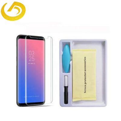 China Wholesale Mobile Phone 0.33mm 9h Mobil forsamsungS8 S8+ Custom Cut Best Tempered Glass Screen UV Protectors for sale