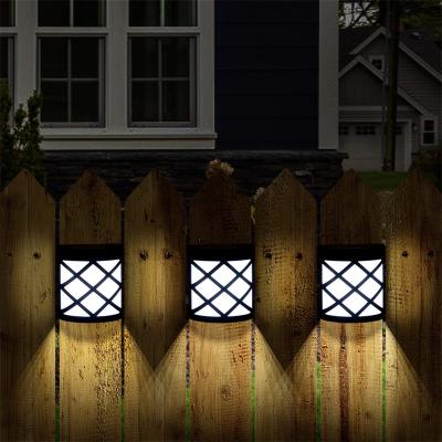 China Borosilicate Glass Solar Power LED Garden Pathway Yard Stairs Lamp Outdoor Waterproof Light Saving LED Solar Wall Lamp for sale