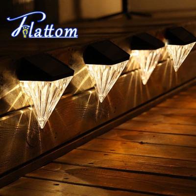 China Waterproof Outdoor Solar Yard Wall Light Aisle Stair Wall Decoration IP65 LED Solar Garden Wall Light for sale