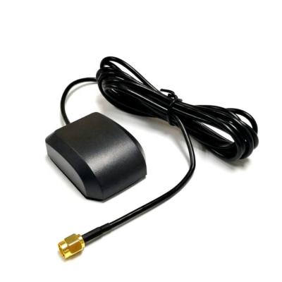 China 1575mhz/1602mhz GPS Glonass car navigation antenna, GNSS antenna with SMA connector MT1516MGPS for sale