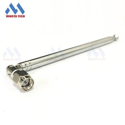 China 120mm brass 6 sections telescopic antenna SMA male for radio TV,6sections 13cm rod antenna,wholesale 475mm integral rod ant for sale