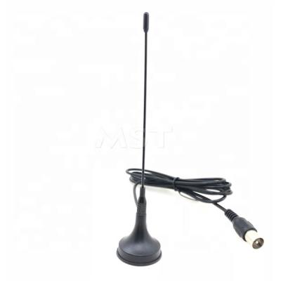 China Indoor Factory Price Digital UHF TV Antenna With 1.5m Wire IEC Male Connector MTTV15 for sale