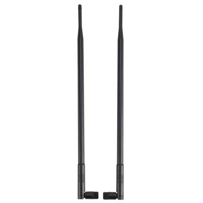 China 5GHz 9dBi 2.4GHz 5GHz WiFi Dual Band High Gain Wireless Router Tilt RP-SMA Rubber Antenna for sale