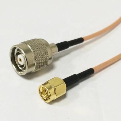 China Telecommunication RP-TNC Male To SMA Male RG316 Antenna Extension Cable Assembly for sale