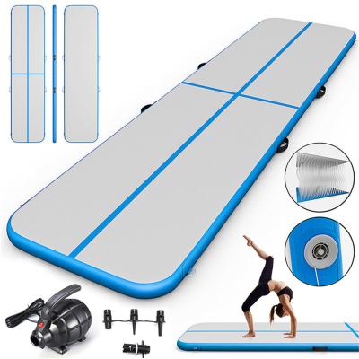 China Gymnastics factory price inflatable yoga floating mats on water outside swimming pool for sale for sale